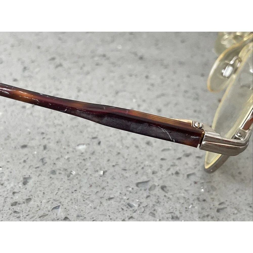 Luxottica 1529 T242 Eyeglasses Frames ONLY 50-18-135 Italy full rim gold
